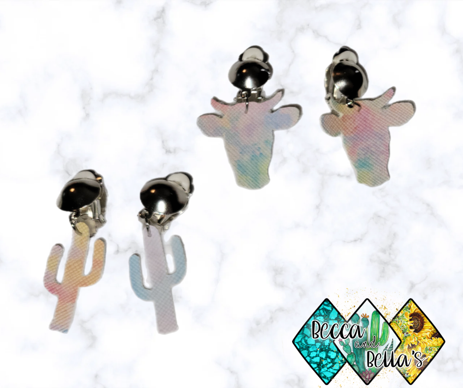 Watercolor Earrings