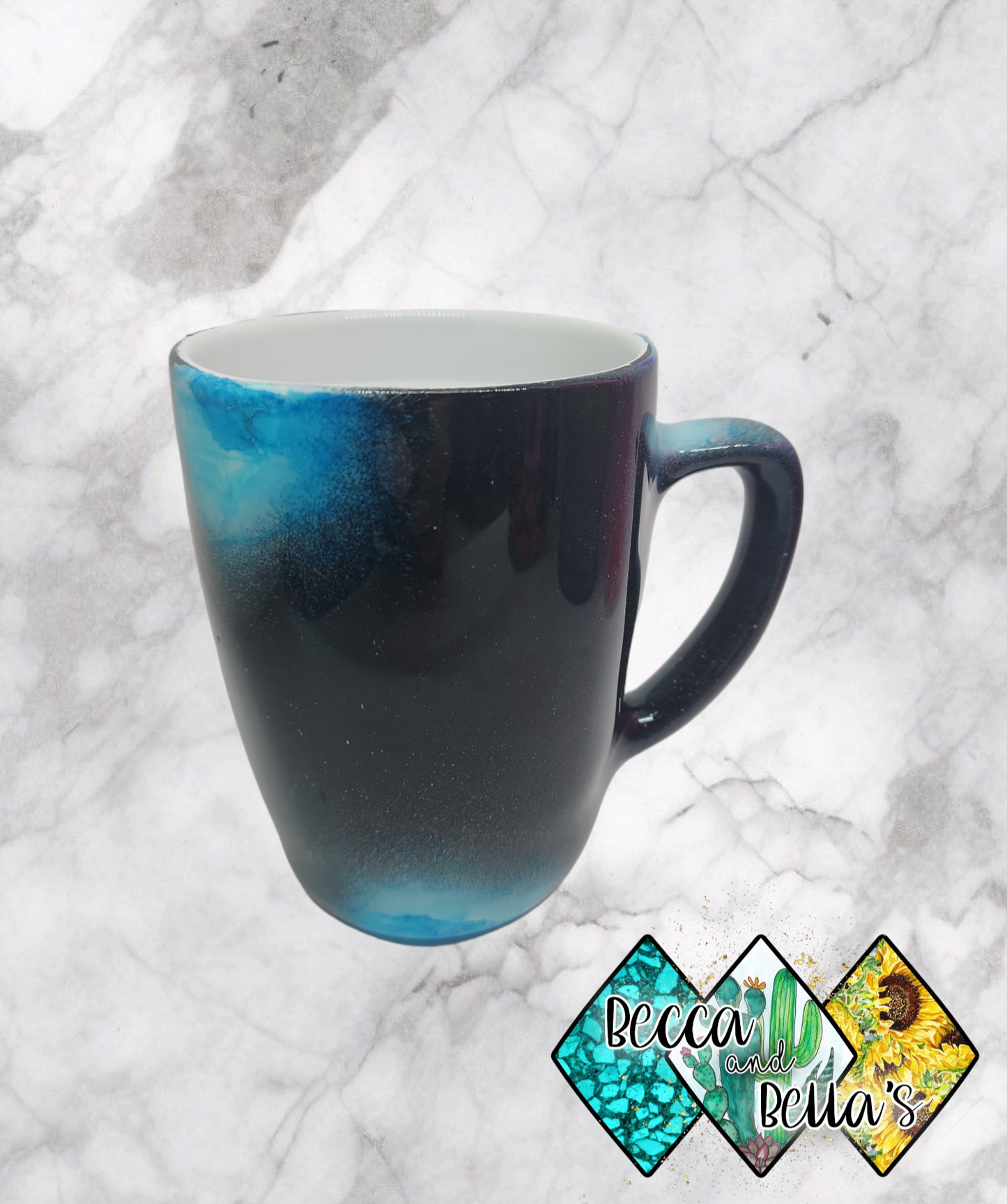 Blue Galaxy Ceramic Mug