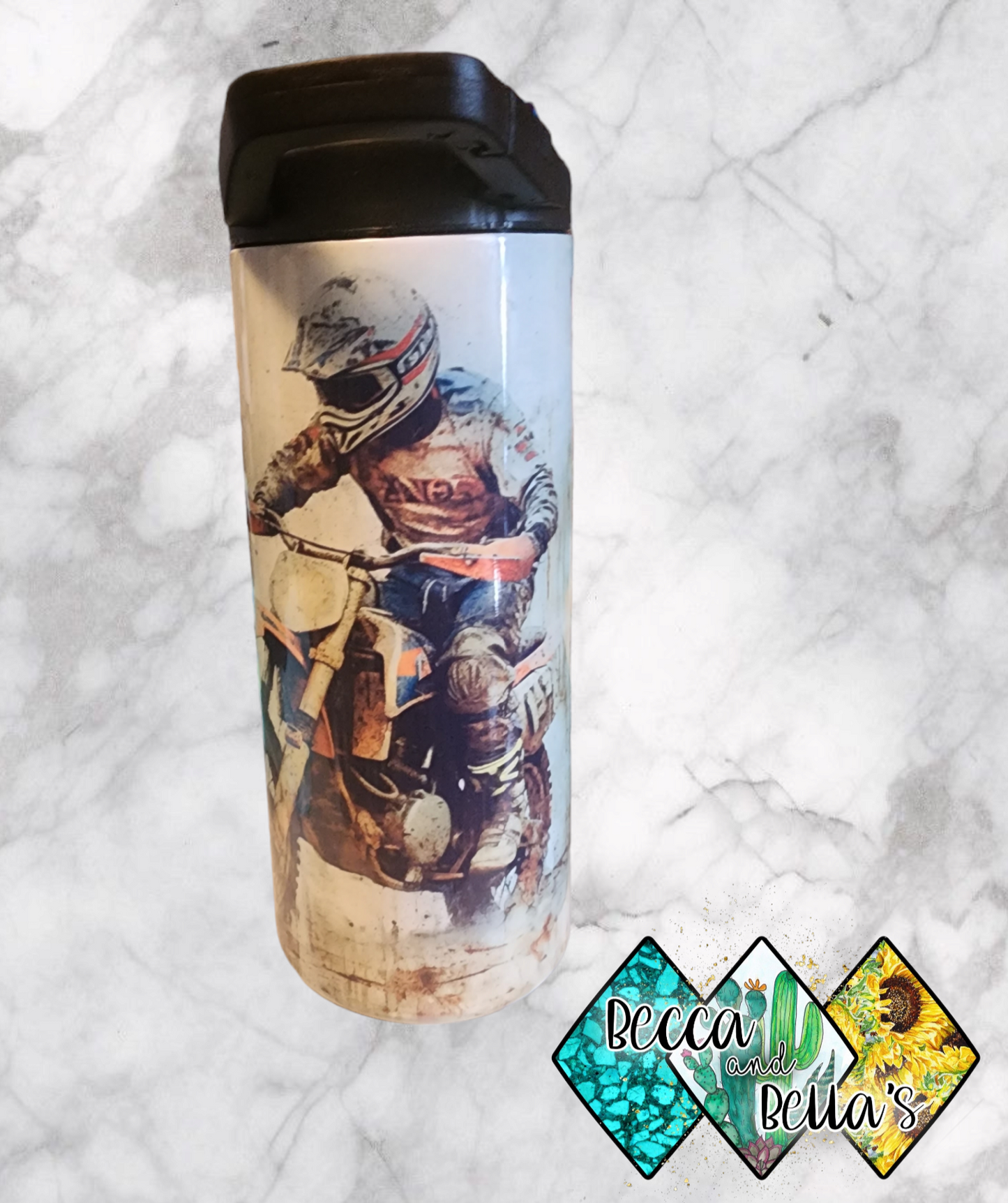 15oz Bike Duo Sublimated Tumbler