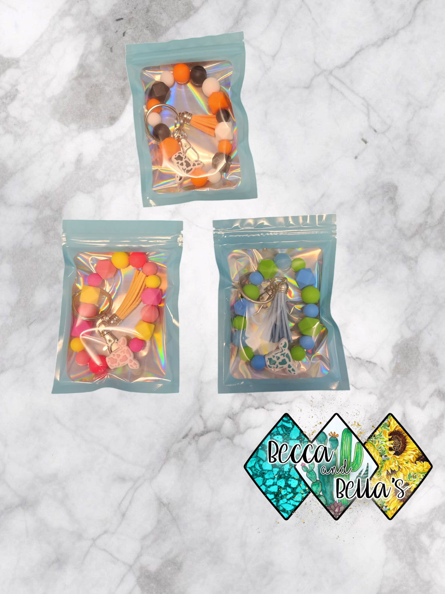 Silicone Cow Wristlets