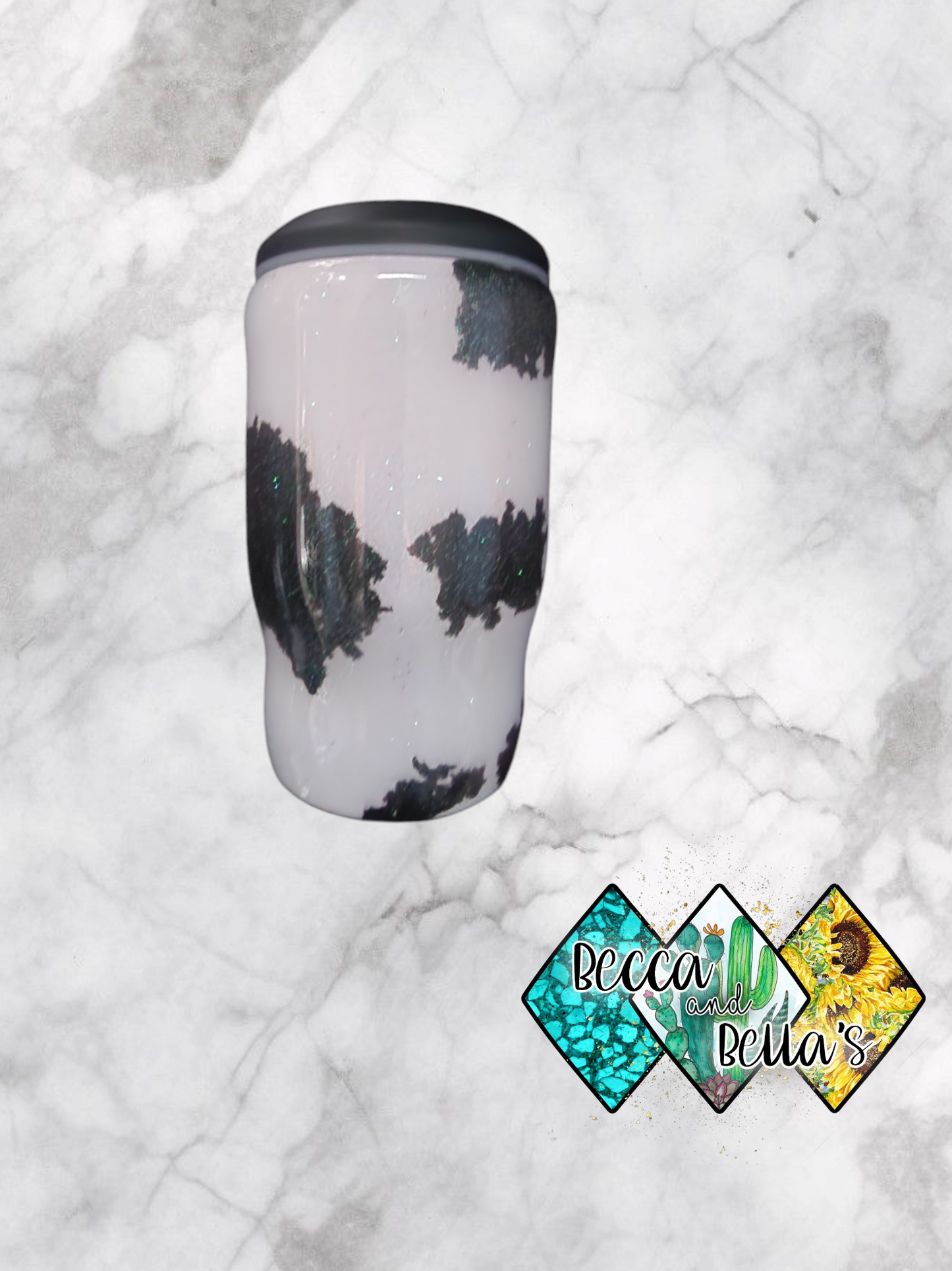 Cowhide Can and Bottle Cooler