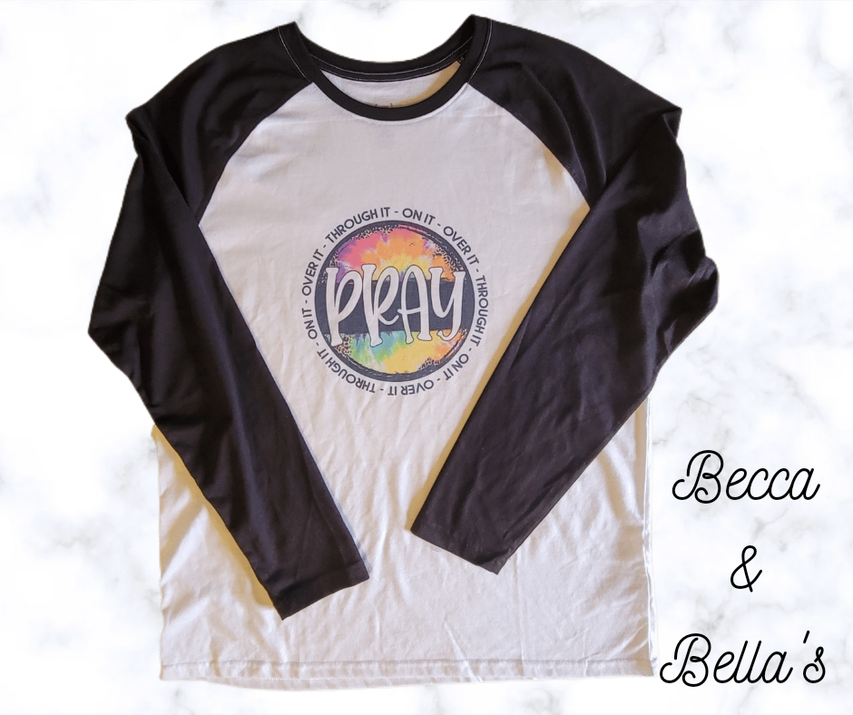Pray Tees Long Black Sleeves