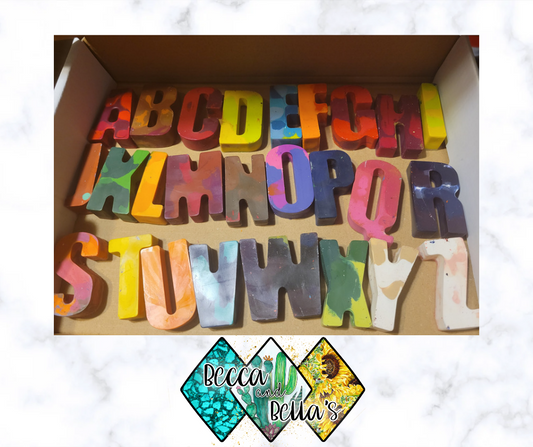 Crayon Alphabet Set
