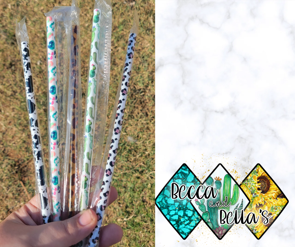 Printed Straws