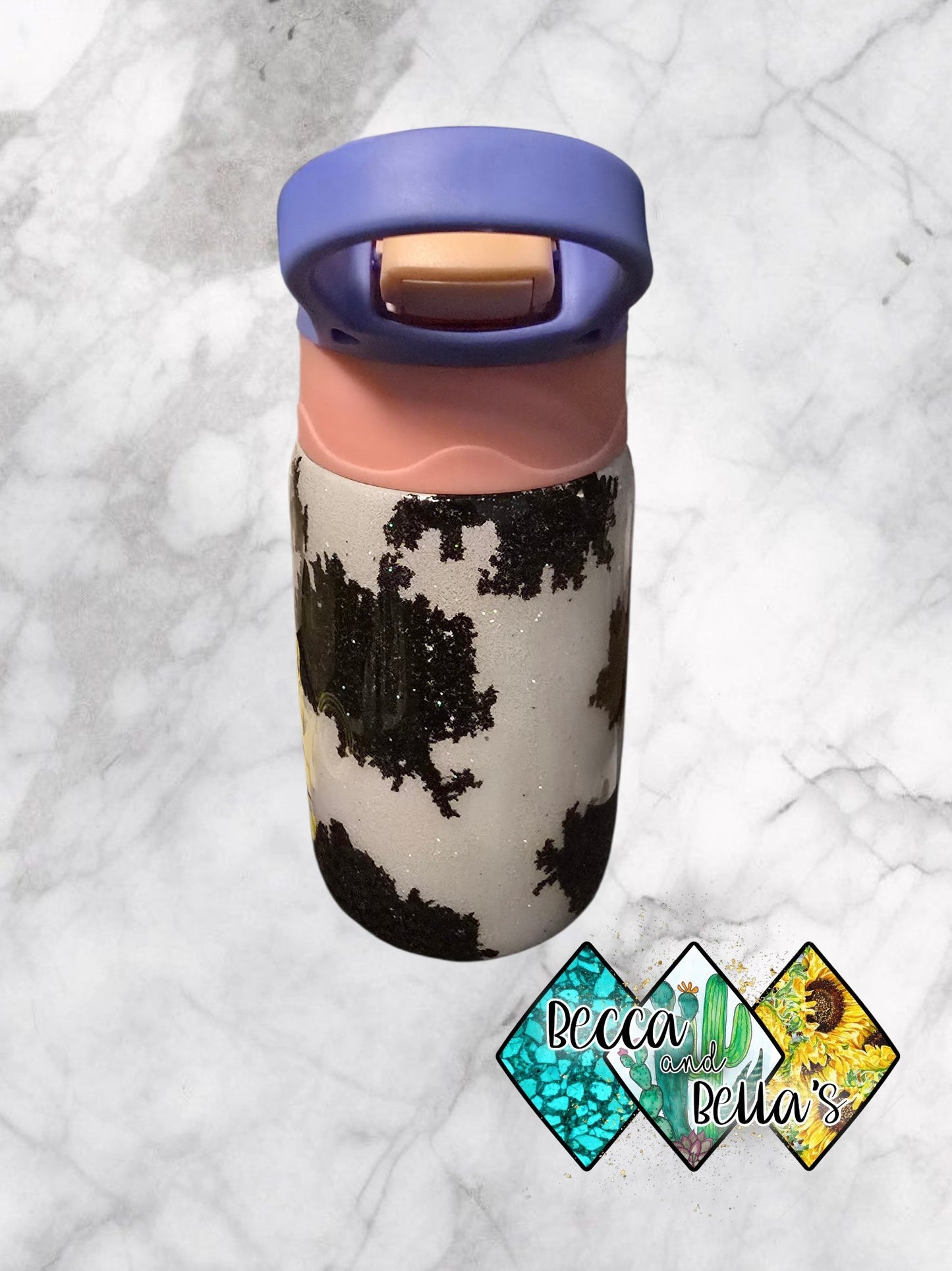 12oz Glitter Cowhide Hydrosport