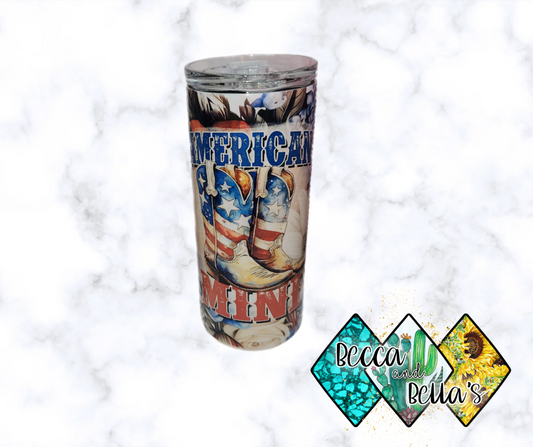 15oz American Mini Holographic Sublimated Tumbler