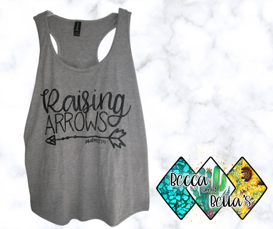 Raising Arrows Grey Tank