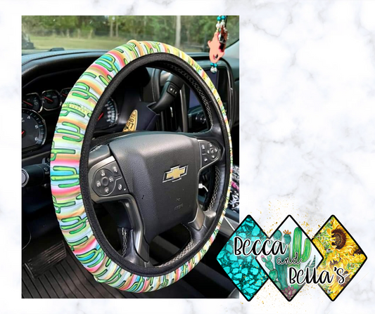 Cactus Steering Wheel Cover