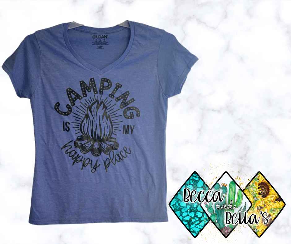 Camping Happy Place Shirts