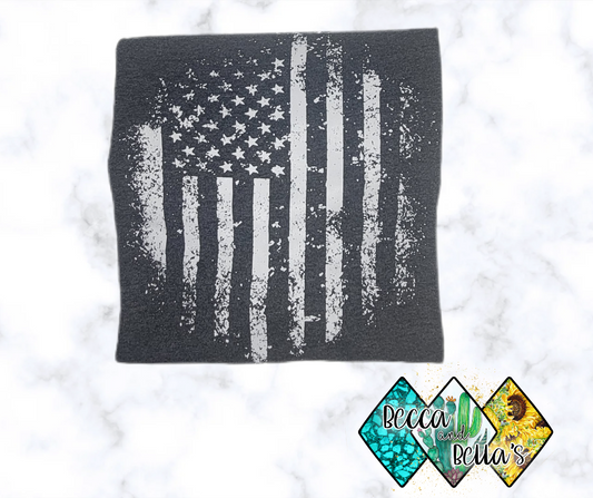 Distressed Flag Tee